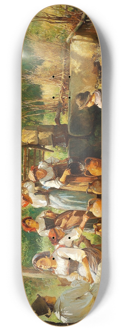 Edvard Petersen - Piger hente Vand ved Brnden ved Middagstid 8.25 inch art skate deck