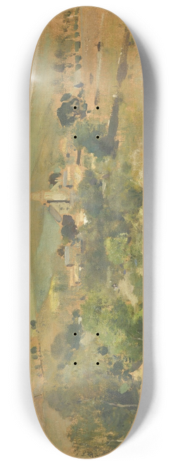 Edward Arthur Walton - The Uplands of Ceres 8.25 inch art skate deck