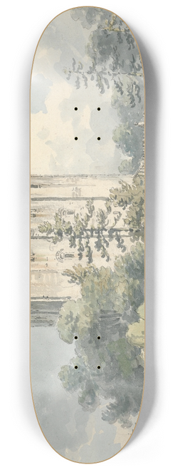 Edward Dayes - Hedingham Castle, Essex 8.25 inch art skate deck
