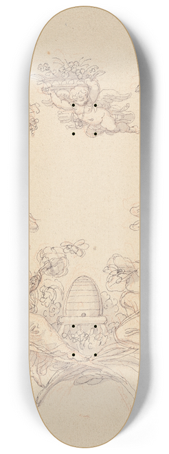 Edward Francis Burney - Pastoral 8.25 inch art skate deck