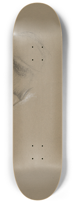 Edward John Poynter - Head study of a young woman 8.25 inch art skate deck