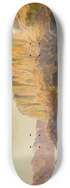 Edward Lear - Bab el Kalabshe on the Nile 8.25 inch art skate deck