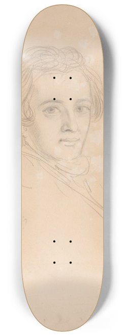 Edward Matthew Ward - Portrait of a Young Man 8.25 inch art skate deck