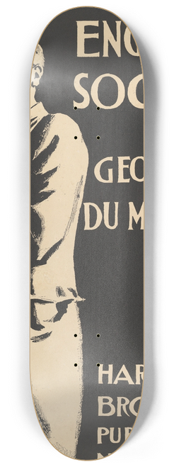 Edward Penfield - English Society 8.25 inch art skate deck