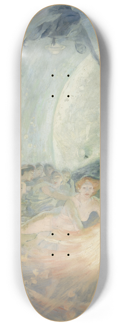 Albert Besnard - La Vrit entranant les Sciences  sa suite rpand sa lumire sur les hommes 8.25 inch art skate deck