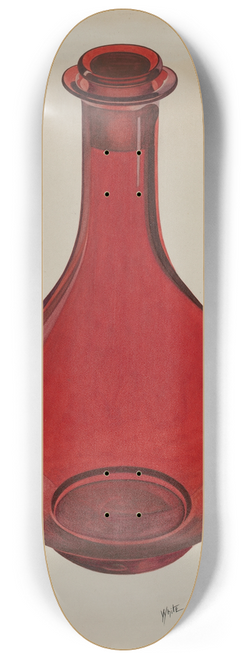 Edward White - Decanter and Stopper 8.25 inch art skate deck