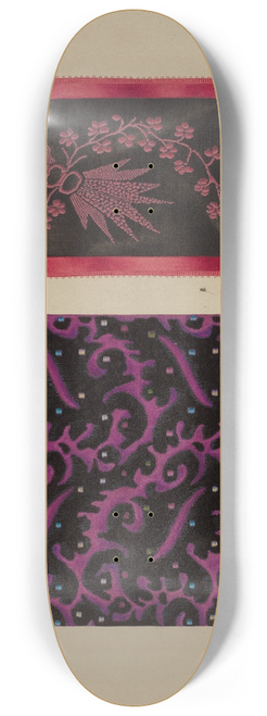 Edward White - Sample of Silk 8.25 inch art skate deck