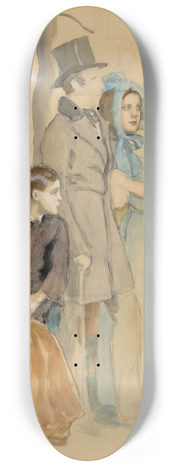 Eero Jrnefelt - Flora Festival At Kumthti Field, Study 8.25 inch art skate deck
