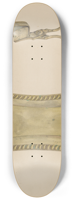 Eleanor Gausser - Candle Snuffer and Tray 8.25 inch art skate deck