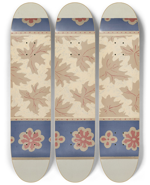 Triptych art skateboard deck of American 20Th Century Wallpaper_7 by American 20Th Century
