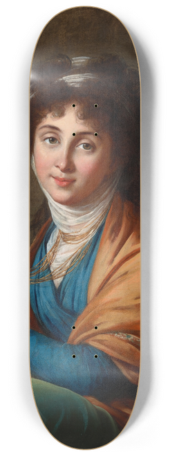 Elisabeth Louise Vige Le Brun - Portrait of Natalia Zakharovna Kolycheva, ne Hitrovo 8.25 inch art skate deck