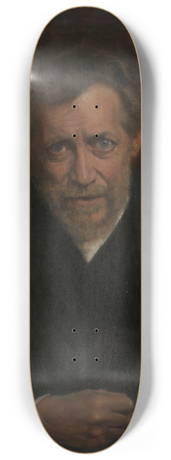 Emanuel Baschny - Portrt Professor Edmund von Hellmer 8.25 inch art skate deck