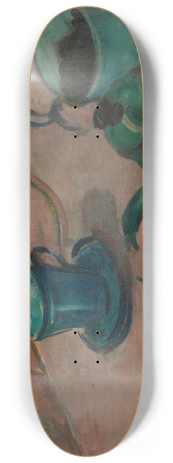 Emile Bernard - Still life with teapot, cup and fruit 8.25 inch art skate deck