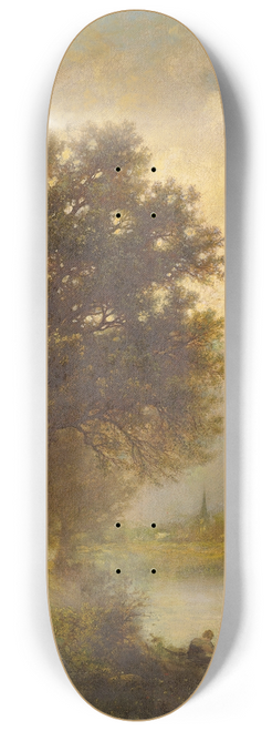 Emile Charles Lambinet - Securing The Boat 8.25 inch art skate deck
