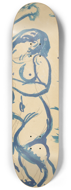Emile Othon Friesz - Stende ngen kvinde. 8.25 inch art skate deck