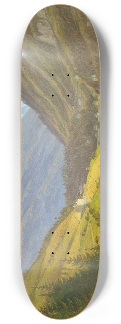 Emil Ludwig Lhr - Motiv aus dem Gasteinertal 8.25 inch art skate deck
