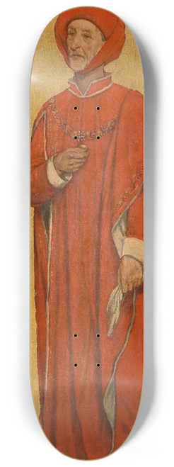 Albert Frans Lieven De Vriendt - Lord of Gruuthuse 8.25 inch art skate deck