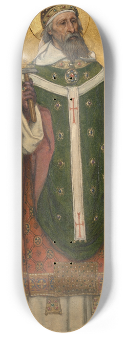 Albert Frans Lieven De Vriendt - Saint Eloi Bishop of Noyon 8.25 inch art skate deck