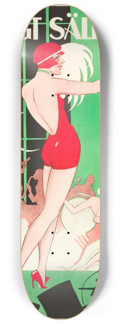 Eric Rohman - Not Quite Decent 8.25 inch art skate deck