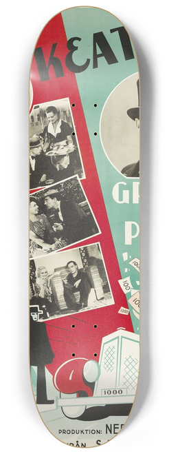 Eric Rohman - The Champs of the Champs Elysees 8.25 inch art skate deck