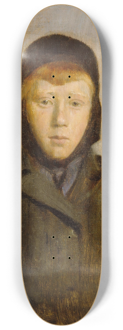 Erik Werenskiold - Ung, rdhret gutt 8.25 inch art skate deck