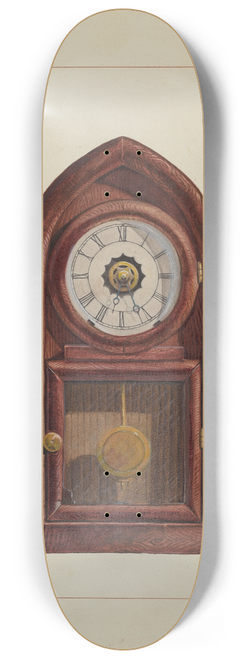 Ernest A. Towers, Jr. - Mantel Clock 8.25 inch art skate deck