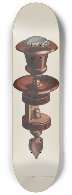 Ernest A. Towers, Jr. - Sewing Holder 8.25 inch art skate deck