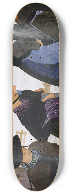 Ernest Biler - Lausanne Filles allant  la messe 8.25 inch art skate deck