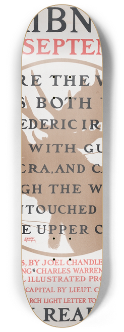 Ernest Haskell - Scribners for September 8.25 inch art skate deck