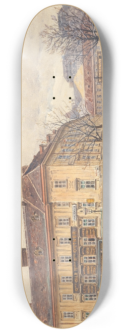 Ernst Graner - Kaiser Franz Joseph berquert den Naschmarkt 8.25 inch art skate deck
