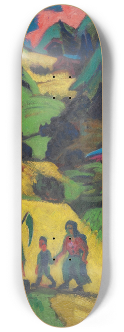 Ernst Ludwig Kirchner - Heimkehrender Heuer 8.25 inch art skate deck
