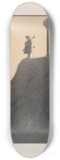 Albert Hahn - De Eenzame Wachtpost 8.25 inch art skate deck