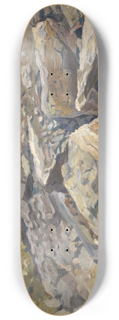 Ernst Schiess - Scree with a Patch of Snow 8.25 inch art skate deck