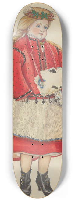 Esther Peck - Doll 8.25 inch art skate deck
