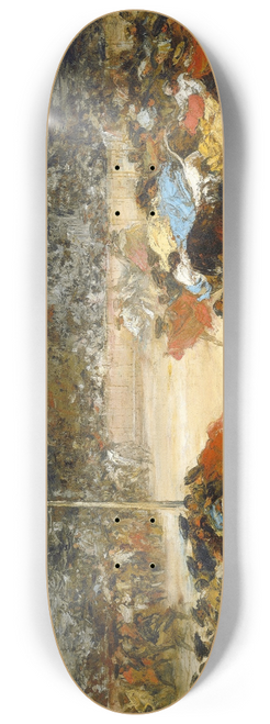 Eugenio Lucas Villamil - The Bullfight 8.25 inch art skate deck
