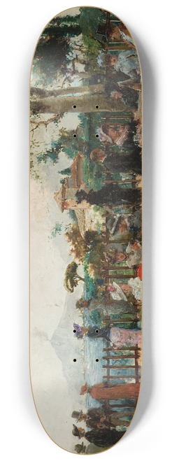Eugenio Oliva Rodrigo - Refreshment on the Neapolitan Coast 8.25 inch art skate deck