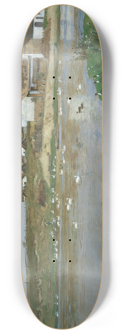 Eugen Jettel - Der Gnseteich in Kotting-Neusiedl 8.25 inch art skate deck