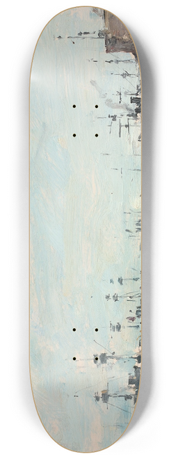 Eugne Boudin - Lescadre devant Villefranche 8.25 inch art skate deck