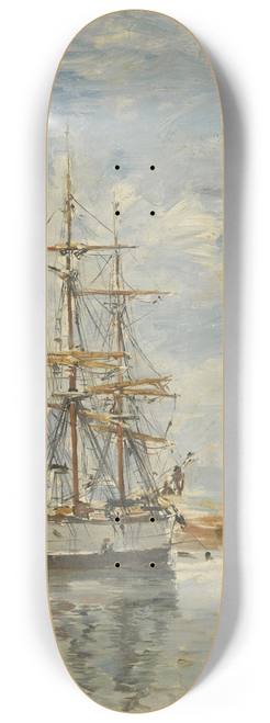 Eugne Boudin - Trois-Mats Lancre 8.25 inch art skate deck