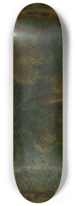 Eugne Delacroix - George Sands Garden at Nohant 8.25 inch art skate deck