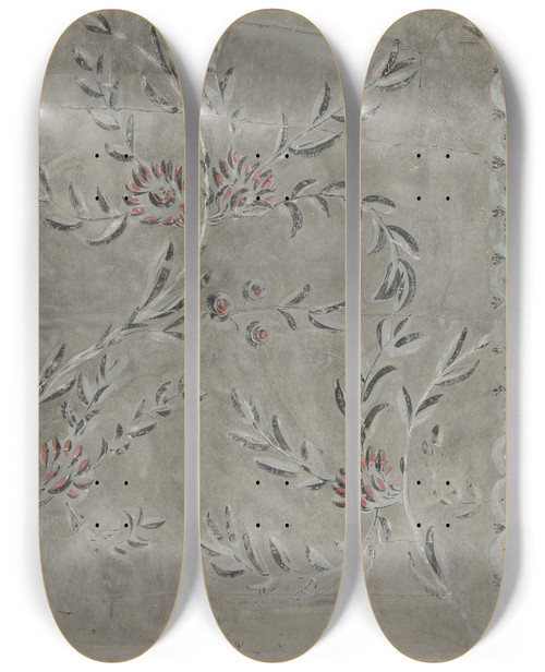 Triptych art skateboard deck of Martin Partyka Wall Decoration_1 by Martin Partyka