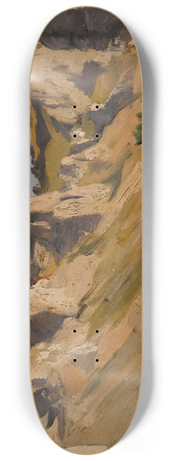 Eugne Fromentin - A view of Donzre 8.25 inch art skate deck
