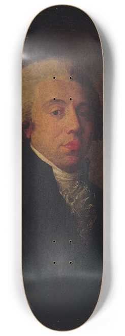 Eustache Franois Duval - Portrait dhomme, poque rvolutionnaire. 8.25 inch art skate deck
