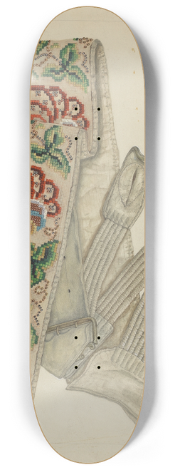 Evelyn Bailey - Suspenders 8.25 inch art skate deck