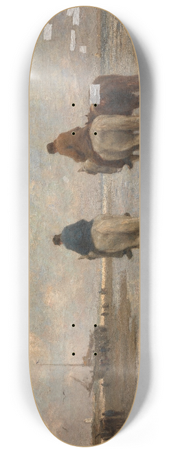 Evert Pieters - Along the Beach 8.25 inch art skate deck