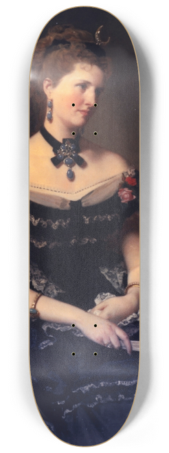 Federico de Madrazo y Kuntz - Matilde de Aguilera y Gamboa, Lady of Fontagud 8.25 inch art skate deck