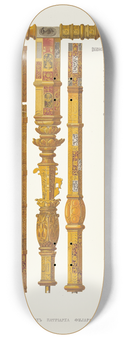 Fedor Grigoryevich Solntsev - Iantarnyi posokh patrairkha Filareta Nikiticha 8.25 inch art skate deck