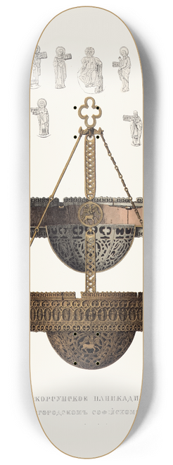 Fedor Grigoryevich Solntsev - Korsunskoe panikadilo, v Novgorodskom Sofiiskom sobore 8.25 inch art skate deck