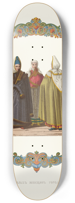 Fedor Grigoryevich Solntsev - Nariad pozhilykh zhenshchin goroda Torzhka 8.25 inch art skate deck