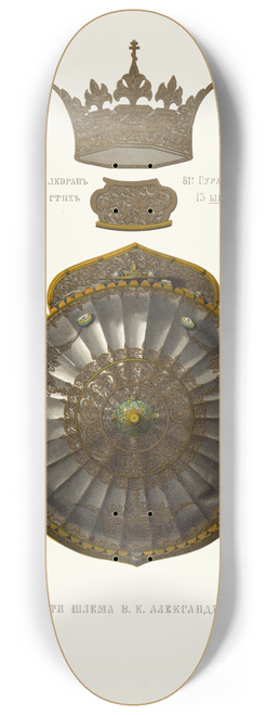 Fedor Grigoryevich Solntsev - Podrobnosti shlema V.K. Aleksandra Nevskago 8.25 inch art skate deck